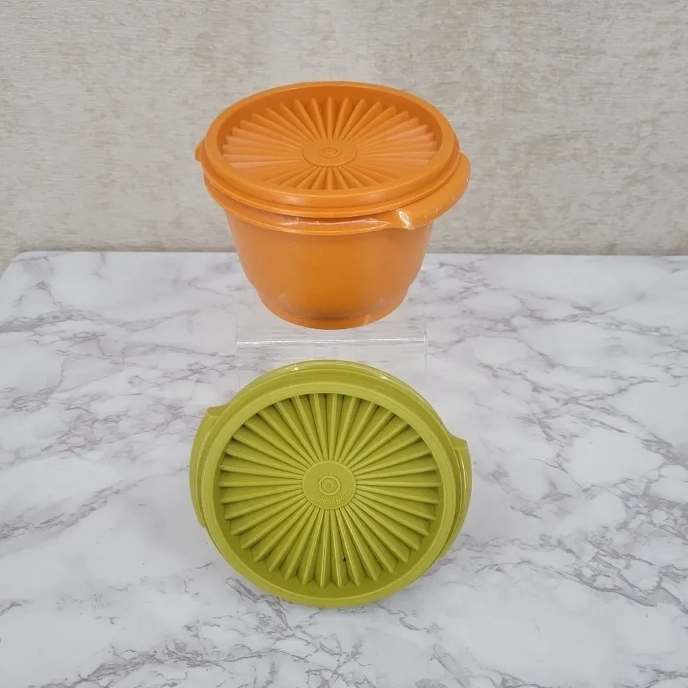 Tupperware harvest orange